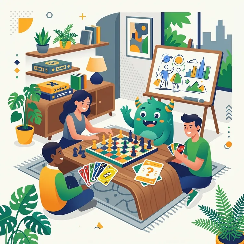 Vibrant gaming illustration for IndiaDostiChat