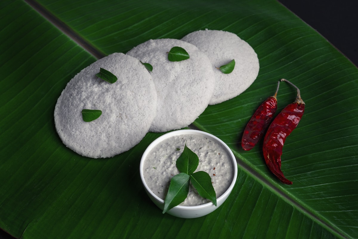 Traditional Indian vegetarian thali served on a platter